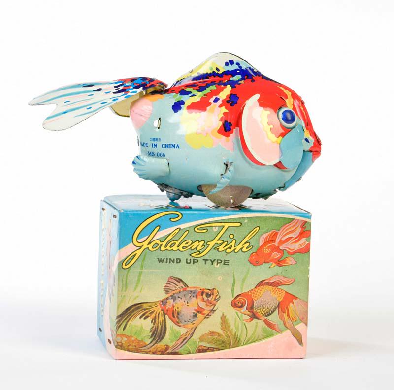 Golden Fish MS 066: Golden fish MS 066, China, tin, cw ok, box C 1-2, C 1-