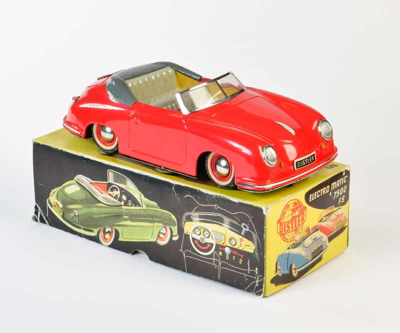 Distler, Porsche: Distler, Porsche, W.-Germany, tin, function ok, box (only lower part original), C 2+