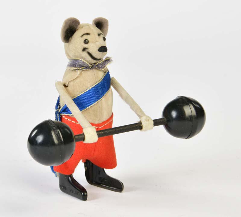 Schuco, Maus als Gewichtheber (1 of 2)