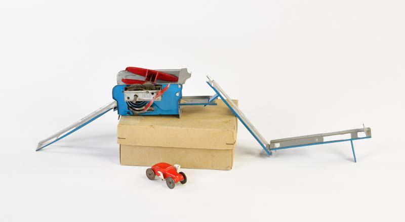 Penny Toy Kurbelbahn: Penny Toy crank handle track, Germany pw, tin, cw ok, neutral box C 1, C 1-