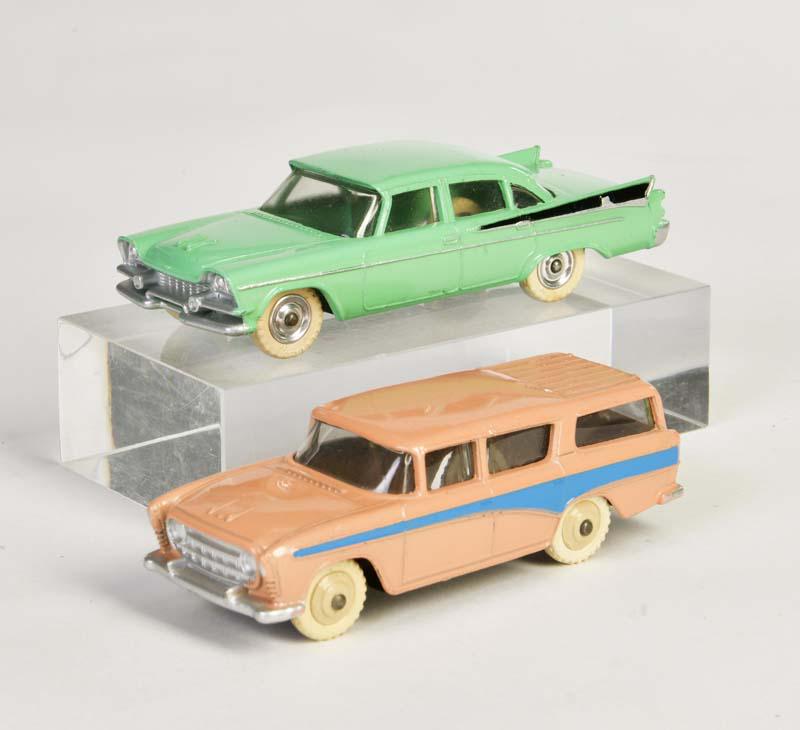 Dinky Toys, 173 Nash Rambler + 191 Dodge Royal Sedan (1 of 1)