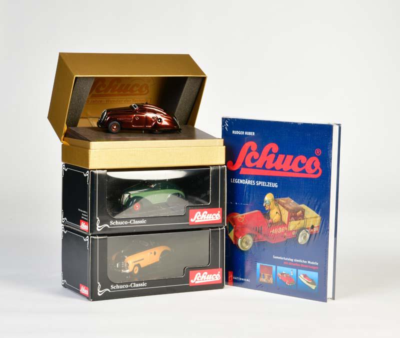 Schuco, Kommando Auto, 2x Classic + Schuco Buch (1 of 1)