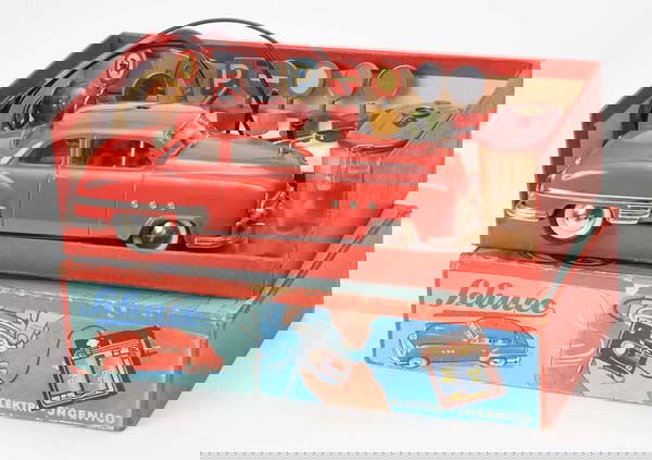 Schuco: Schuco Ingenico 5311, US Zone Germany , 21 cm, tin, original box condition 1-, small dent at roof, otherwise very good condition, with equipment Deutsche Beschreibung: Schuco Ingenico 5311, US Zone Ge