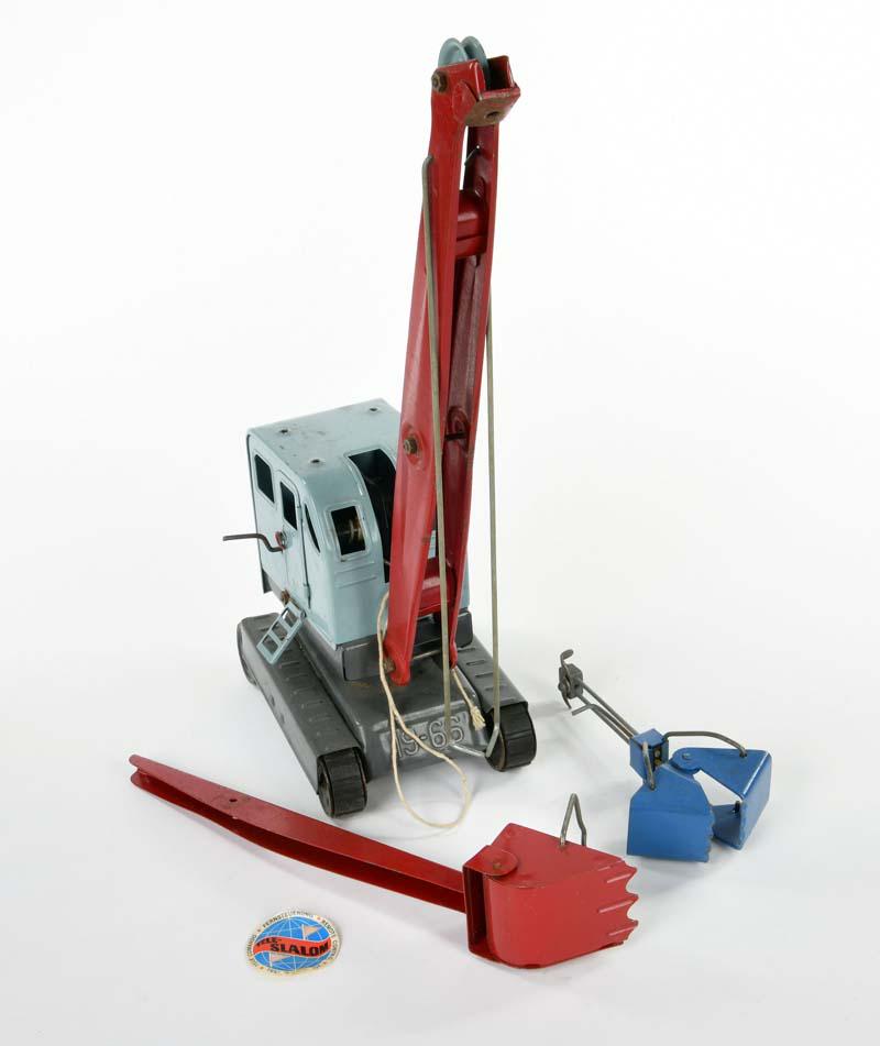 Kran: Crane, UssR, 52 cm, tin, paint d., C 2
