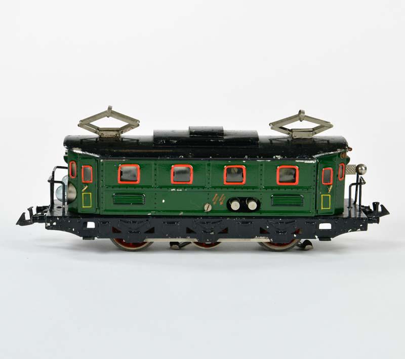 Bing, Starkstrom E-Lok: Bing, electrical heavy current loco, Germany pw, gauge 0, paint d., please inspect