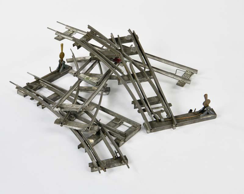 Konvolut Spur 2 Schienen, 3 gerade, 2 gebogene + 2 (1 of 1)