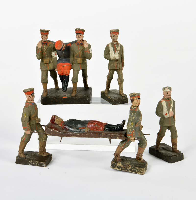 Lineol, Konvolut Sanitatsfiguren 1. WK (1 of 1)