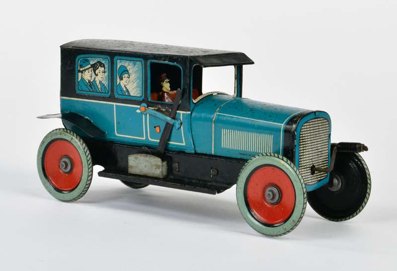 Gunthermann, Automobil: Gunthermann, Automobil, Germany p, 21 cm, tin, drive ok, paint d. due to age