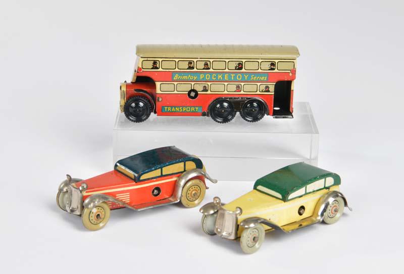 Gely, 2 Limousinen + Brimtoys Doppeldeckerbus (1 of 1)