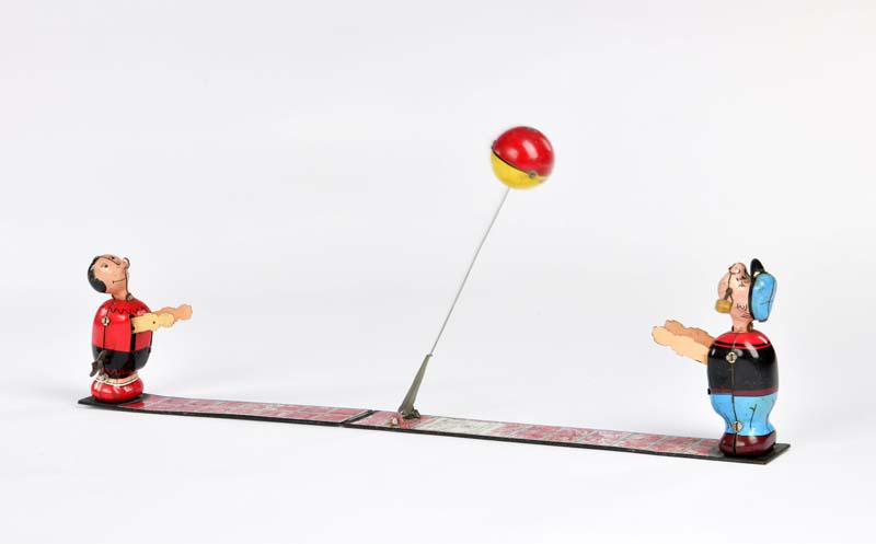 Linemar, Popeye & Olive Playing Ball (1 of 2)