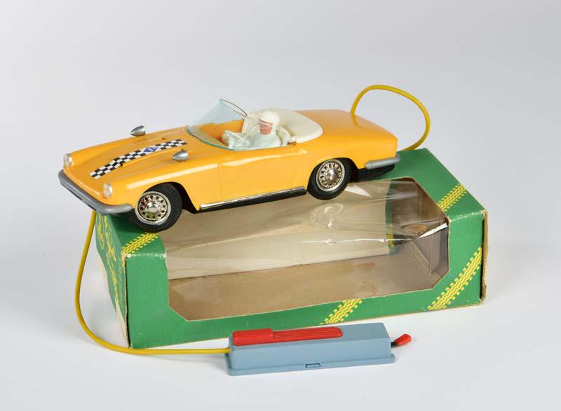Strenco, Maserati: Strenco, Maserati, W.-Germany, 27 cm, plastic, bat. drive ok, box C 1-2, C 1-