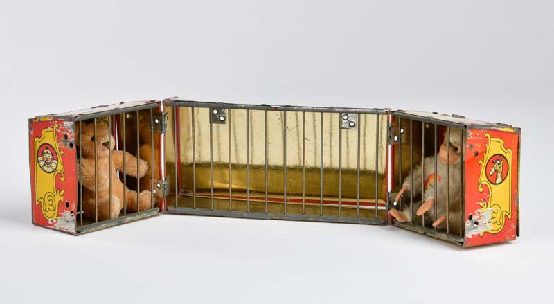 Zirkuskafig mit 2 Steiff Tieren (1 of 2)