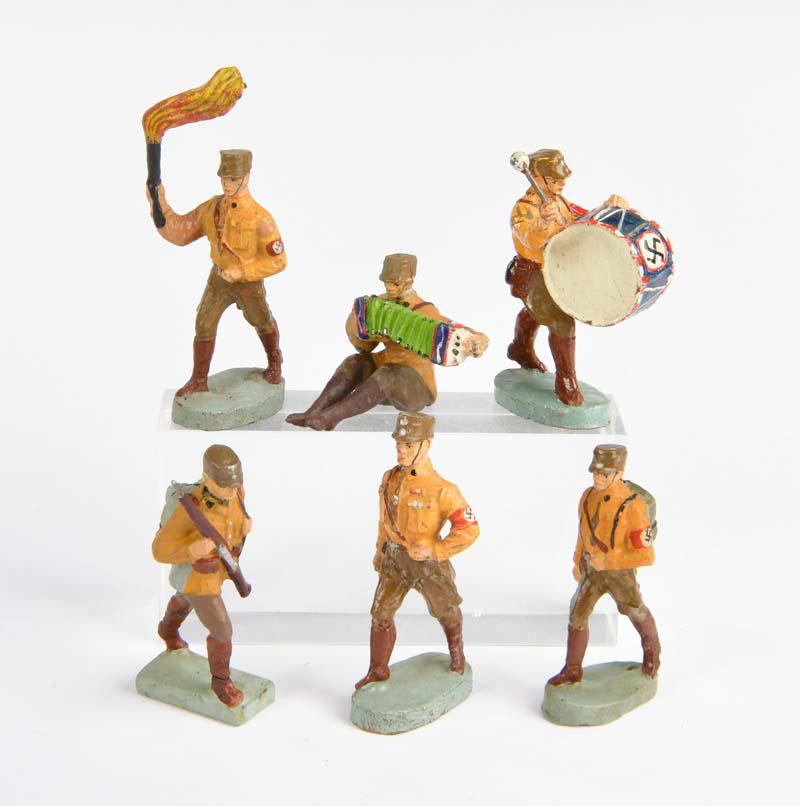 Elastolin, 6 SA Manner (Fackeltrager u.a.) (1 of 1)