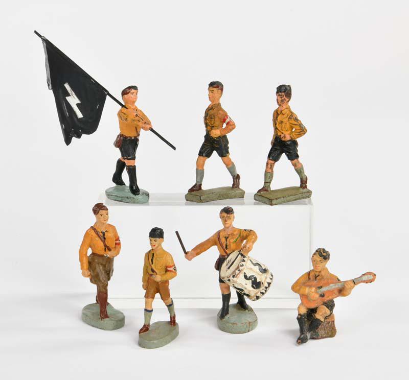 Elastolin/Lineol, 7 HJ Jungvolk  (Trommler, (1 of 1)