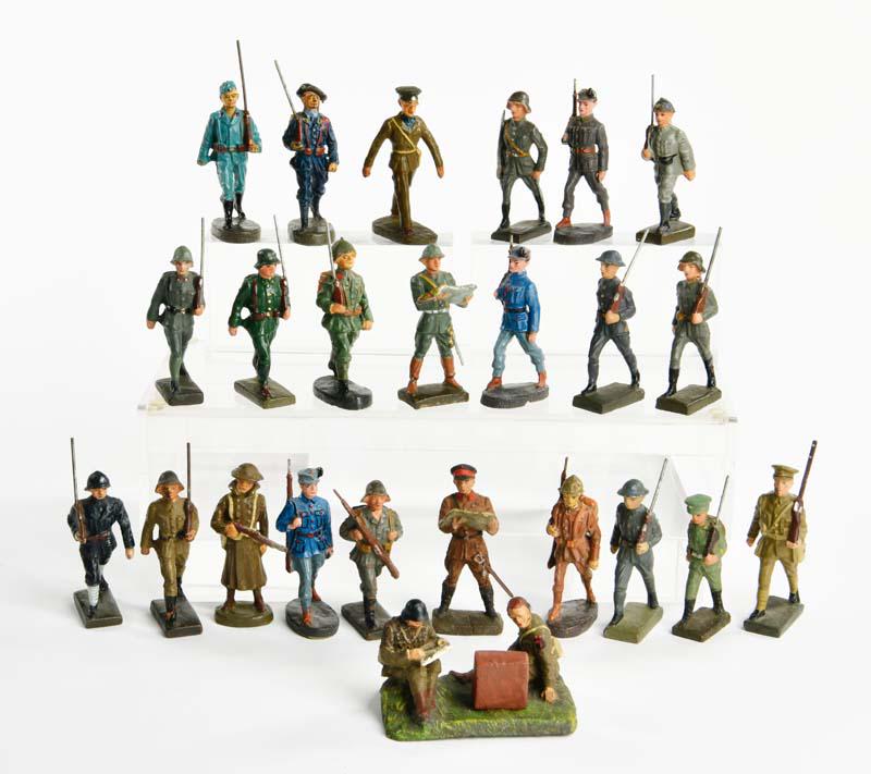 Lineol/Elastolin, Konvolut Soldaten auslandischer (1 of 1)