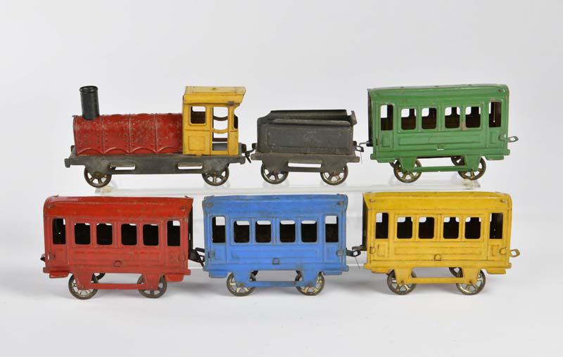 Lok mit Tender + 4 Wagen (1 of 3)