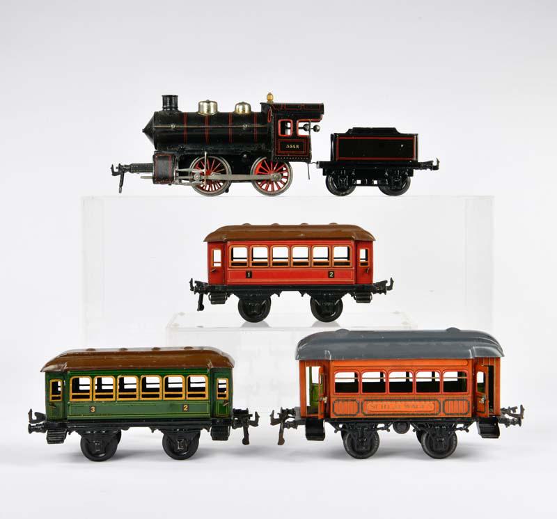 Bing, Lok 3548 mit Tender + 3 Wagen (1 of 1)