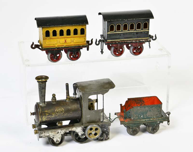 Plank, Spirituslok mit Tender + 2 Wagen (1 of 1)