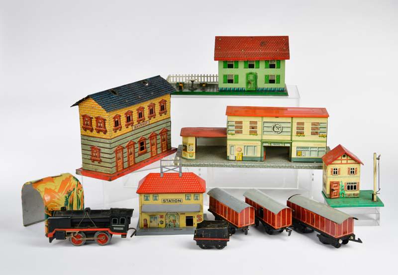 Bing u.a., diverse Bahnhofe + Zubehor (1 of 1)