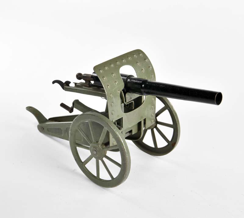 Geschutz: Gun, 32 cm, tin, function ok, paint d., unmarked