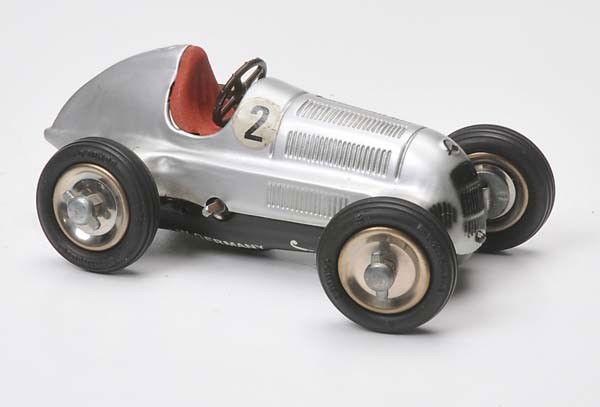 Schuco: Schuco, Studio Racing Car 1050, W.-Germany, tin, windup ok, Year of construction ca 1976, interesting inscription on the bottom, C 1- Beschreibung: Schuco, Studio Rennwagen 1050, W.-Germany, 14 cm, Bl