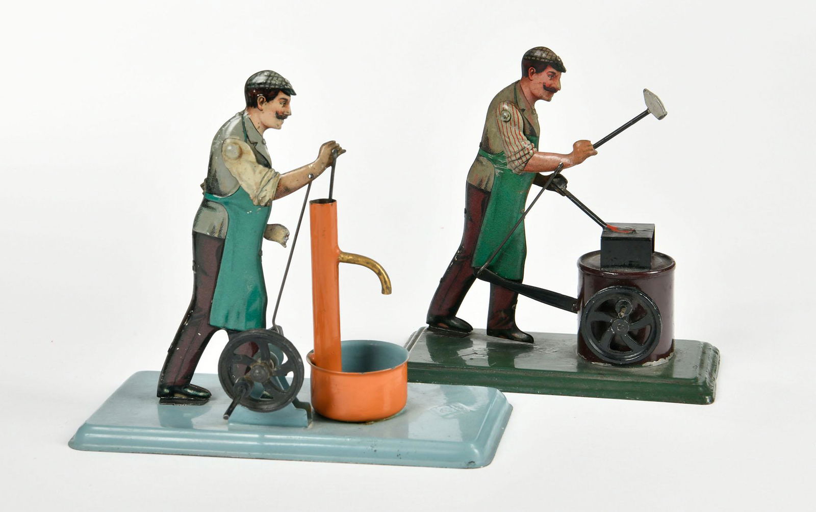 Bing, Antriebsmodelle Schmied + Mann an Pumpstation (1 of 2)