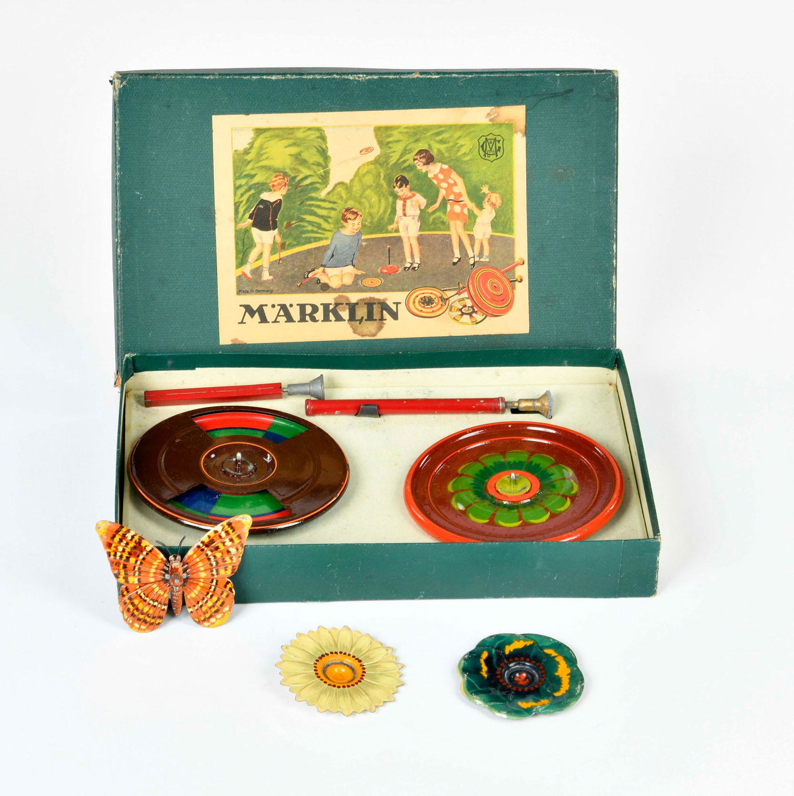 Marklin, Kreiselspiel: Marklin, Kreiselspiel, Germany VK, Box 29x17 cm, Okt Z 2-, Z 2+