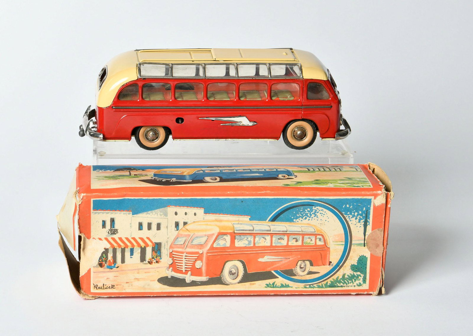 Gunthermann, Nibelungen Bus: Gunthermann, Nibelungen Bus, US Z. Germany, 28 cm, Blech, UW ok, Okt Z 2, Z 1-2