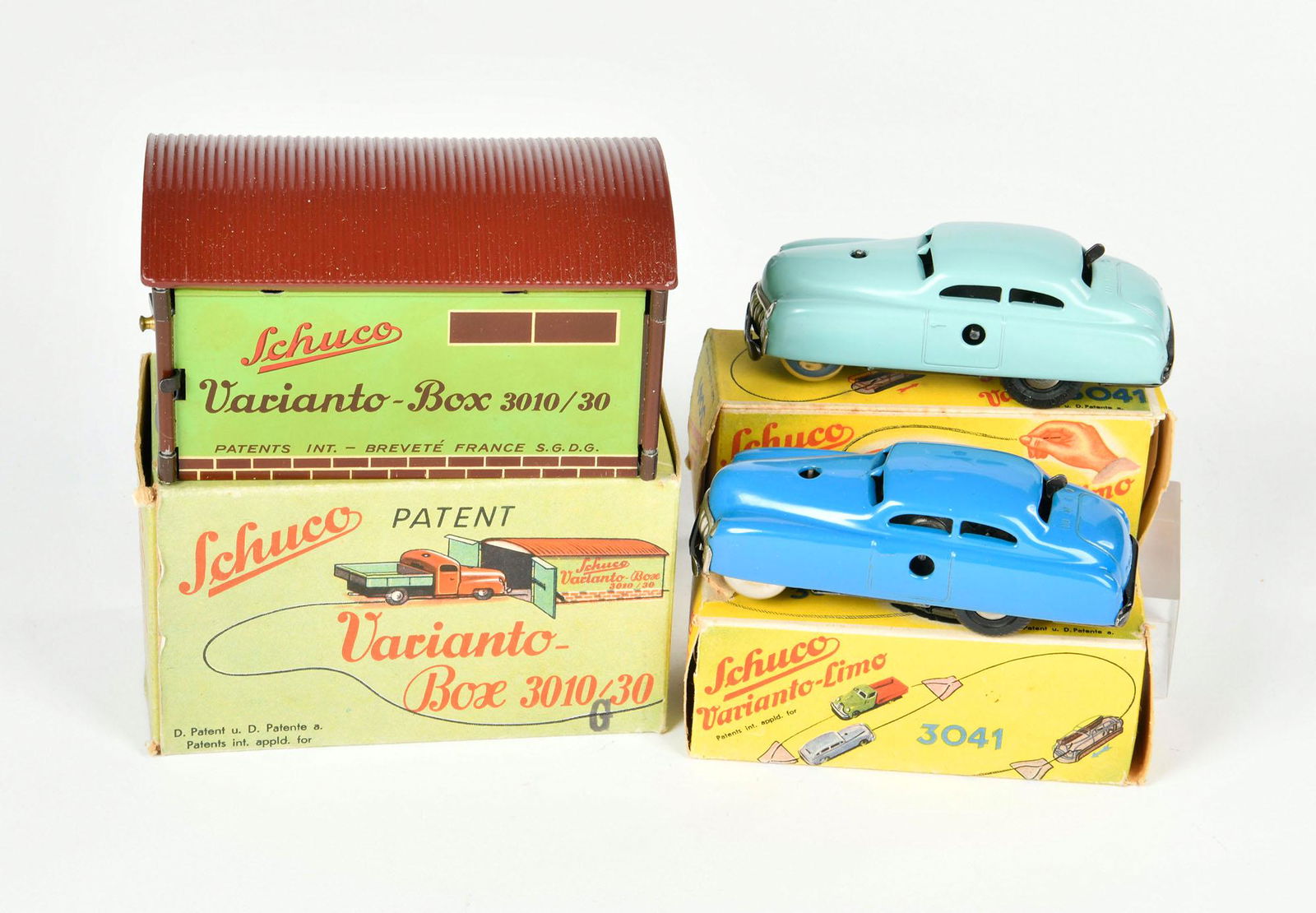 Schuco, Varianto, 2 Limousinen + Box 3010/30, (1 of 3)