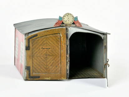Greppert & Kelch, Amerikanische Doppelgarage: Greppert & Kelch, Amerikanische Doppelgarage, Germany VK, 17 cm, Blech, LM, Z 2-3