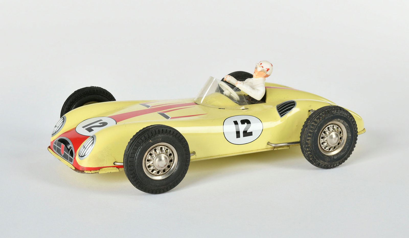 Joustra, Rennwagen: Joustra, Rennwagen, France, 28 cm, Blech, Friktion ok, min. LM, Z 2