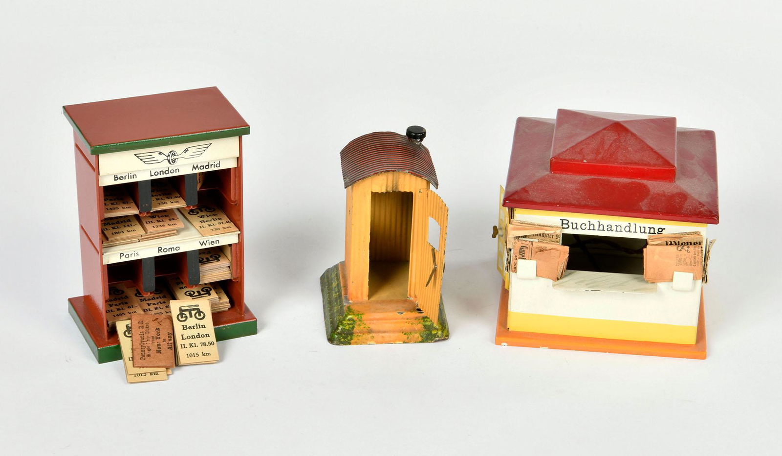 Marklin, Buchhandlung, Fahrkartenschrank, Bahnwarterhaus, (1 of 3)