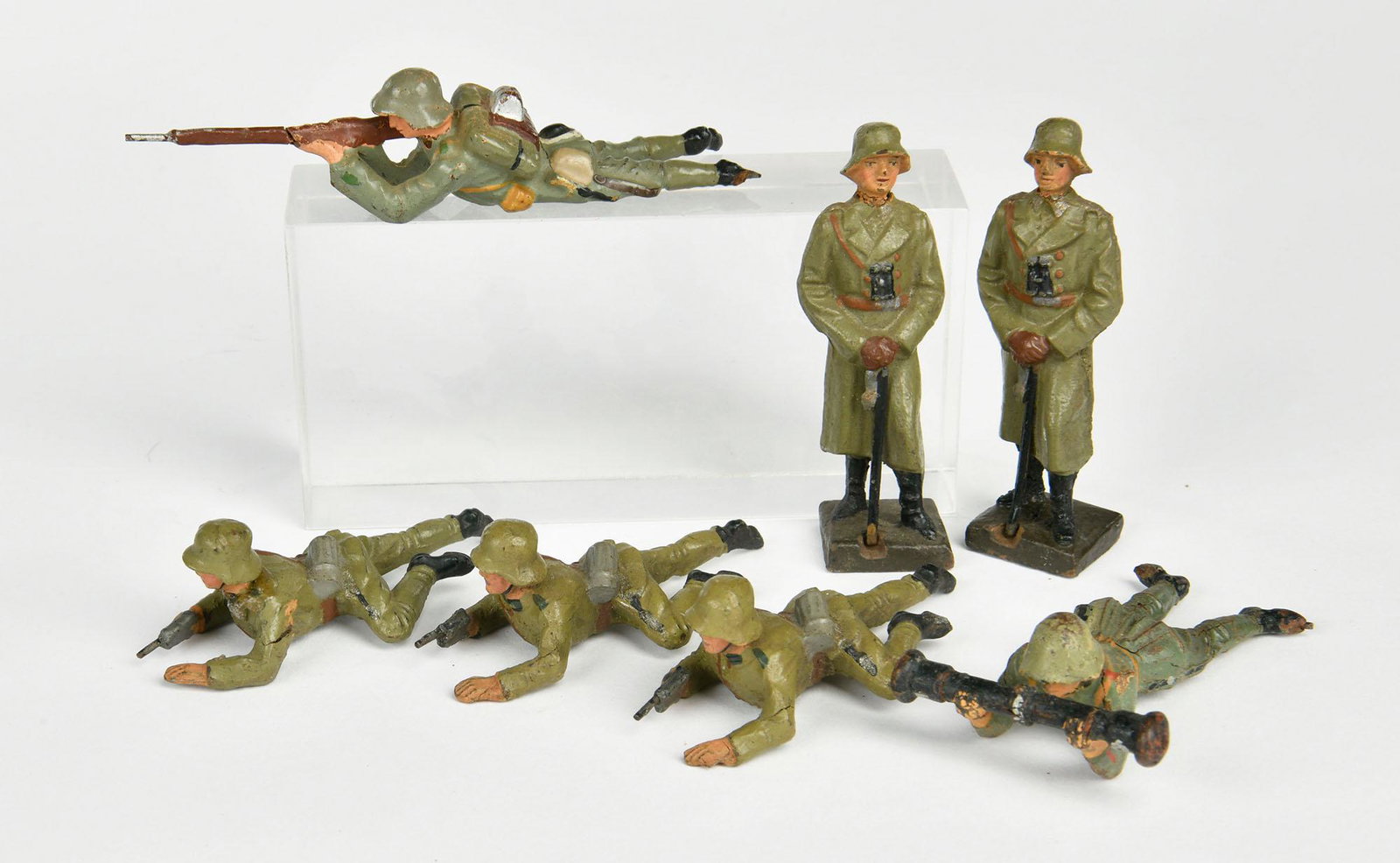 Lineol, Auslandische Soldaten: Lineol, Auslandische Soldaten, Germany VK, 7 cm, Masse, min. LM, Nation ?, Z 1-2