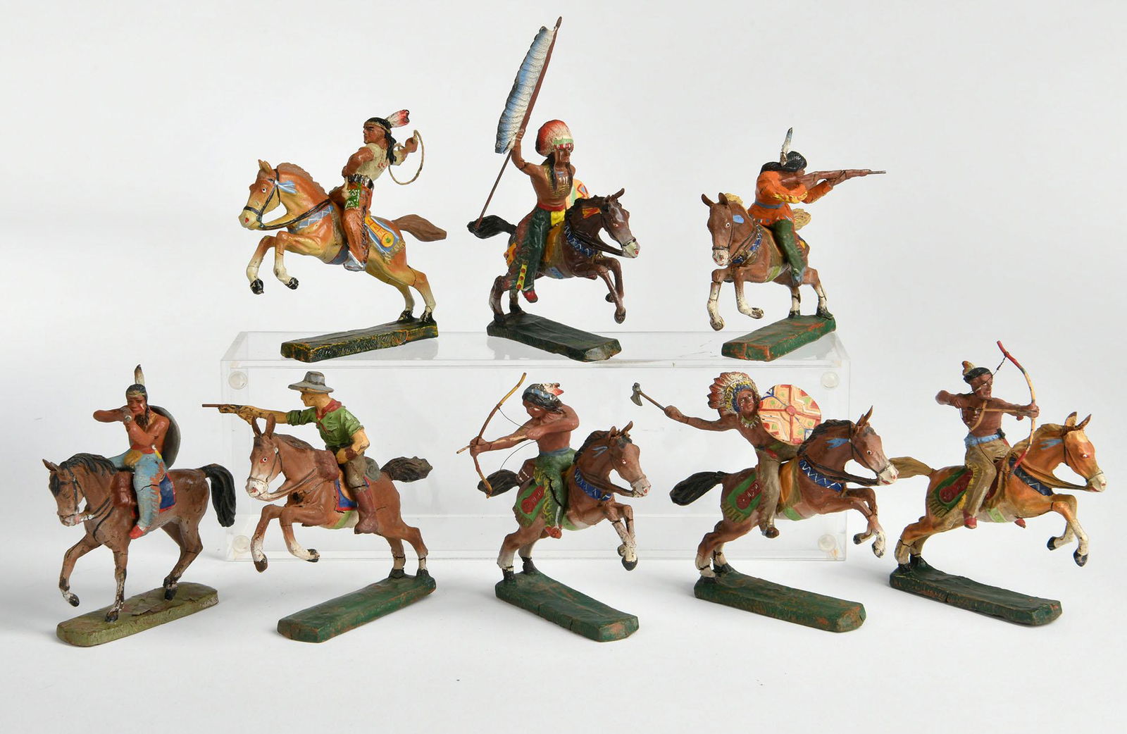 Elastolin, 8 Wild West Figuren (1 of 1)