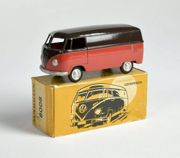 Schuco Piccolo Volkswagen Bus, Yellow, New In Box