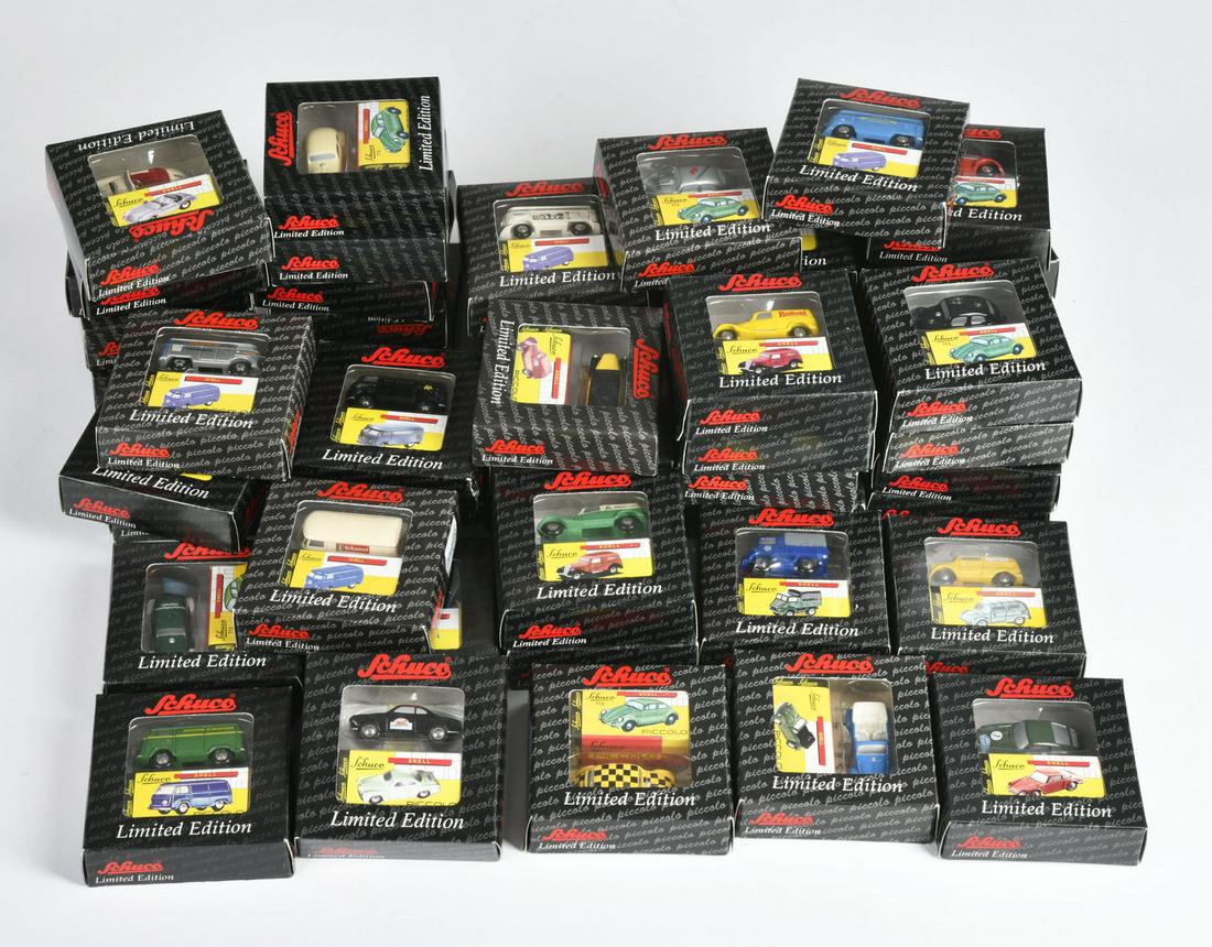 Schuco, 50 Piccolos, dabei einige Raritaten, 1:90: Schuco, 50 Piccolos, dabei einige Raritaten, 1:90