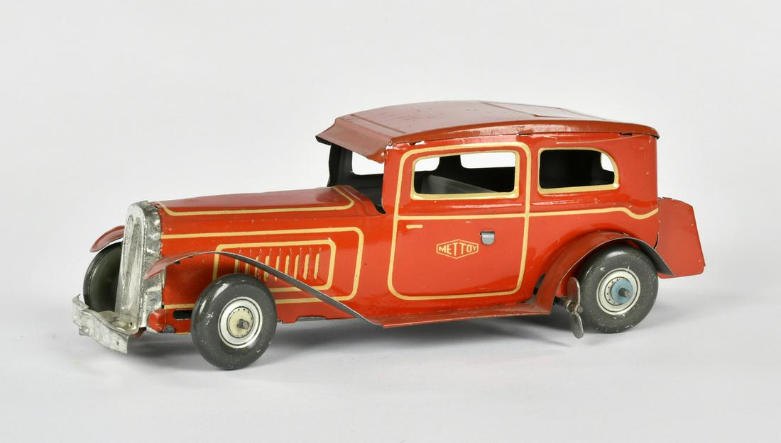 Mettoy, Limousine: Mettoy, Limousine, Great Britain, 23 cm, Blech, UW ok, min. LM, Z 1-2