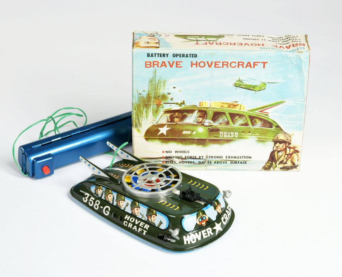 TPS, Brave Hovercraft Luftkissenfahrzeug: TPS, Brave Hovercraft Luftkissenfahrzeug, Japan, 20 cm, GemBw, Funktion ok, Okt Z 1-, Z 1