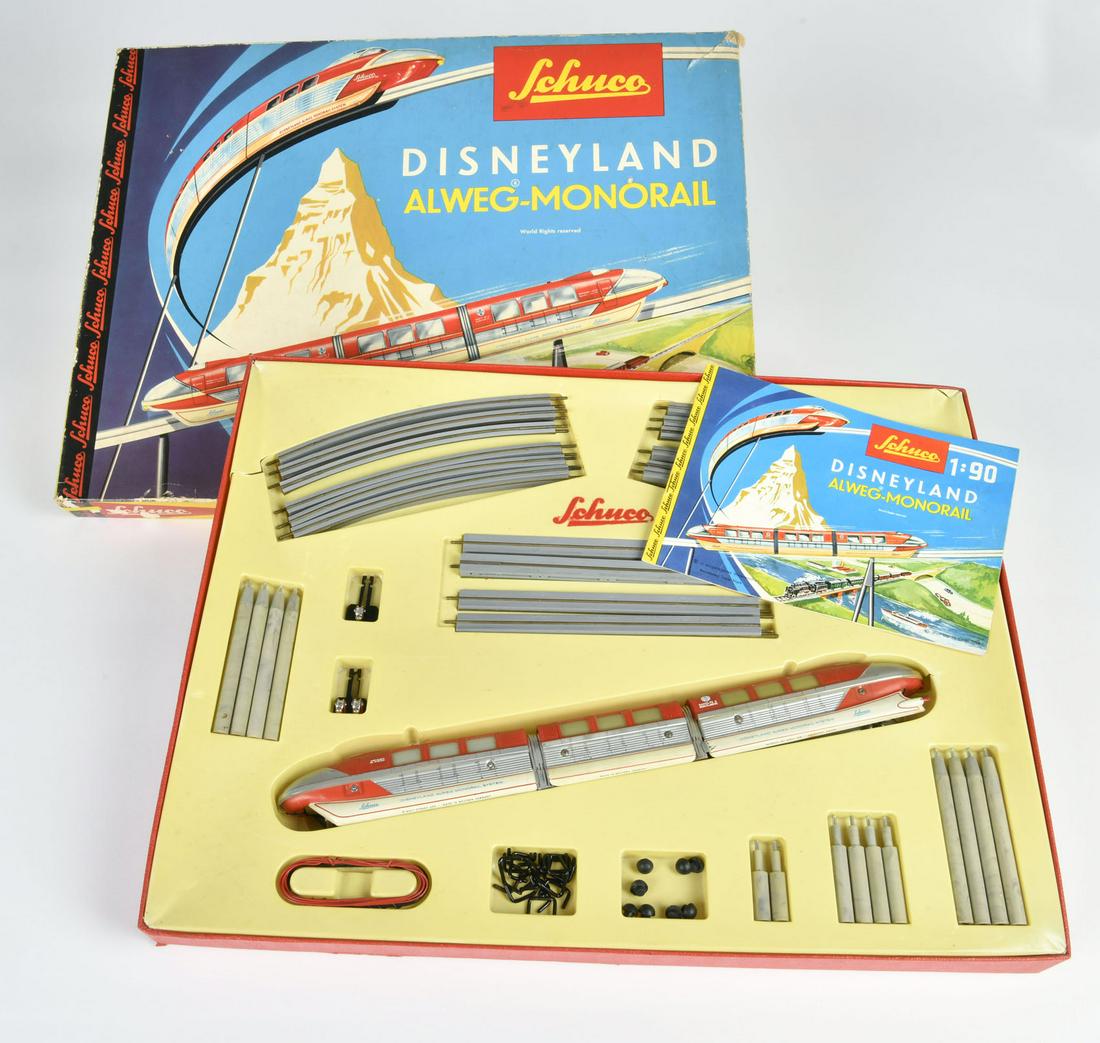 Schuco, Disneyland Alweg Monorail 6333: Schuco, Disneyland Alweg Monorail 6333, W.-Germany, Funktion ok, komplett, min. LM