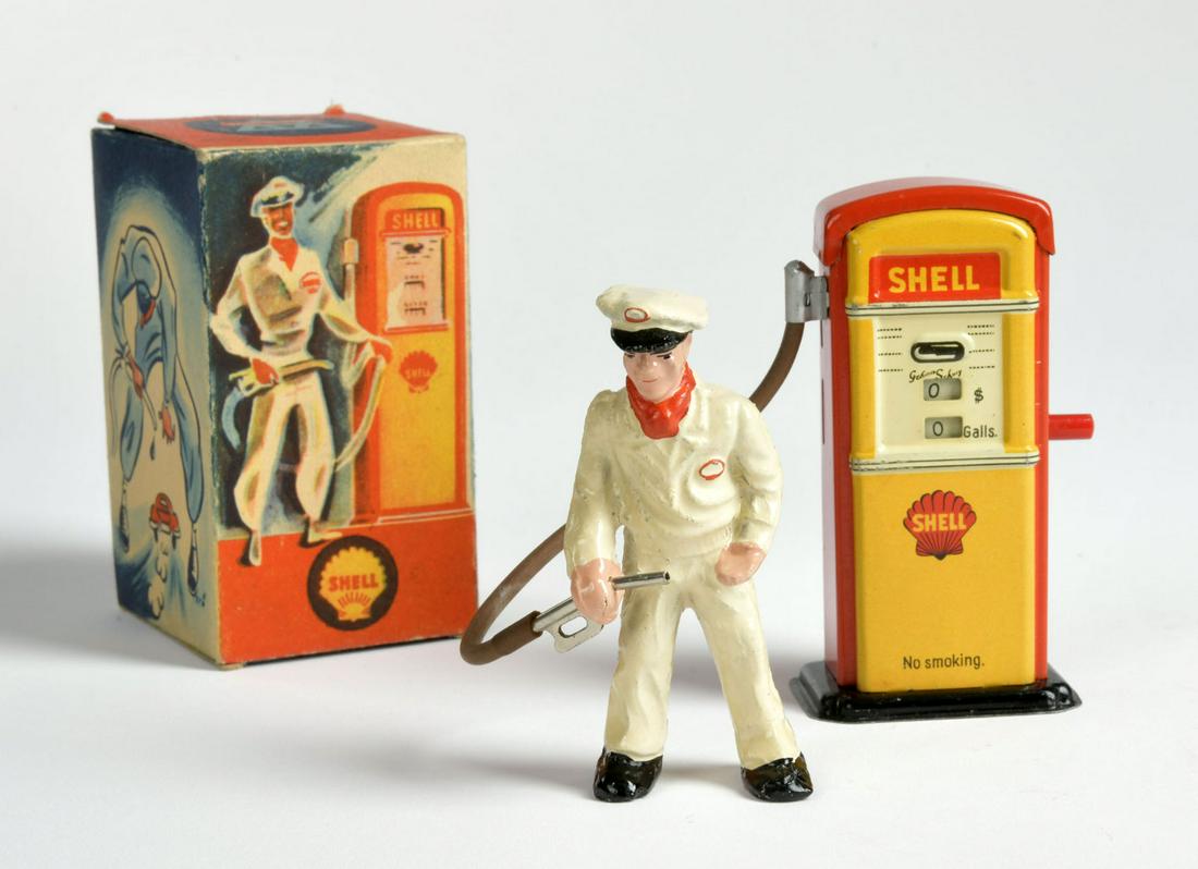 Arnold, Shell Zapfsaule + Tankwart (1 of 3)