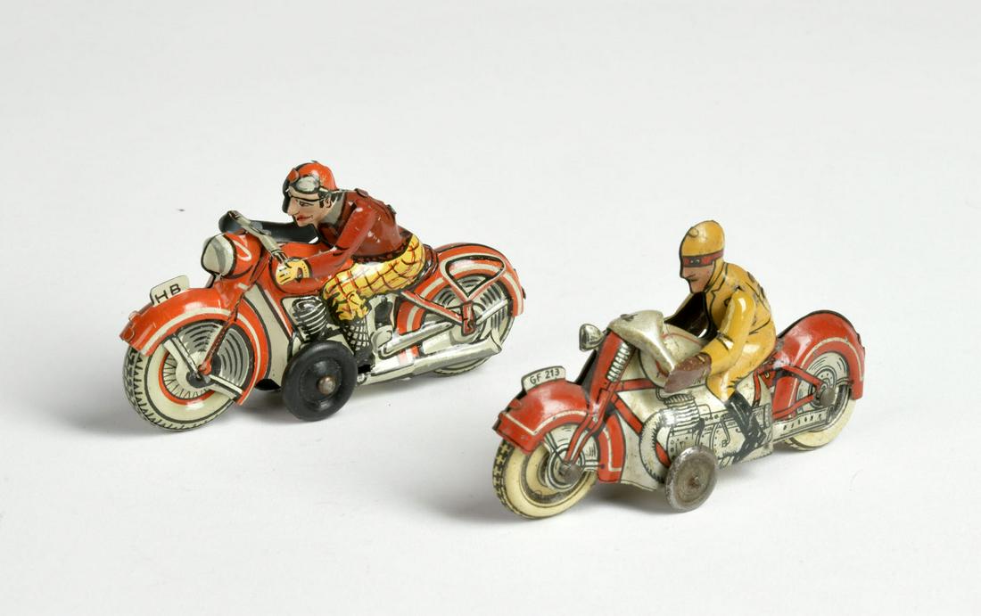 Fischer + Hoch und Beckmann, 2 Penny Toy Motorrader (1 of 3)