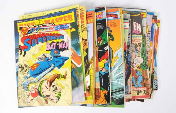 Comics: English: Convolute comics, 70s, ca 40 pieces, mostly good, Deutsch: Konvolut Comics, 70er Jahre, ca 40 Stück, meist gut, (2270)