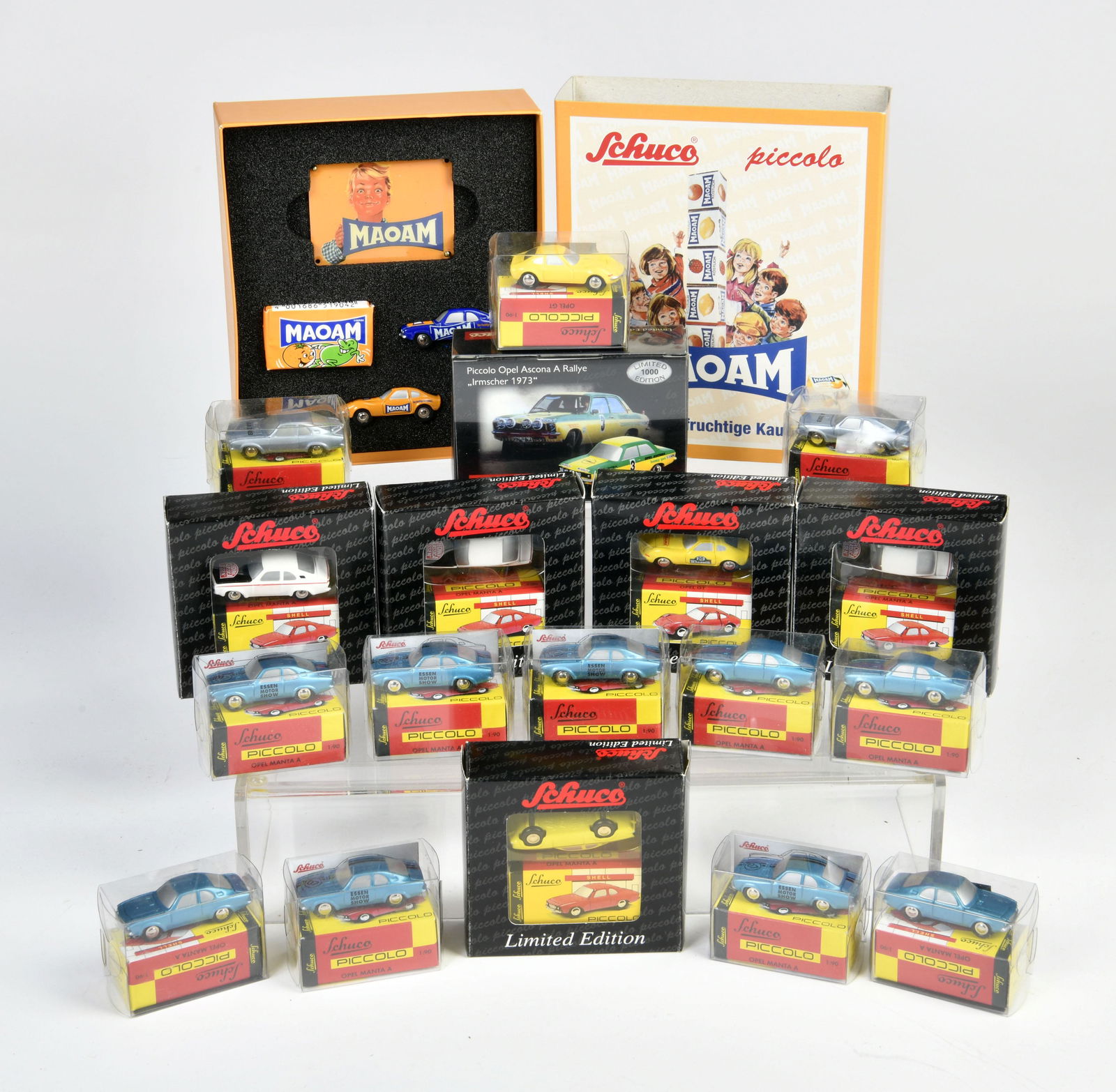 Schuco Piccolo, 11x Opel Manta + Opel Set (1 of 1)