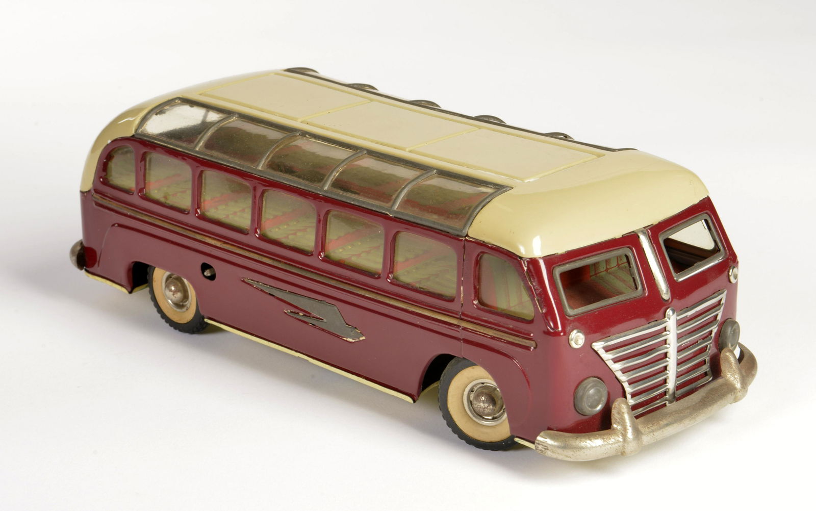 Gunthermann, Nibelungen Bus: Gunthermann, Nibelungen Bus, US Z. Germany, 28 cm, Blech, UW ok, min. LM, Chrom angelaufen, Z 2