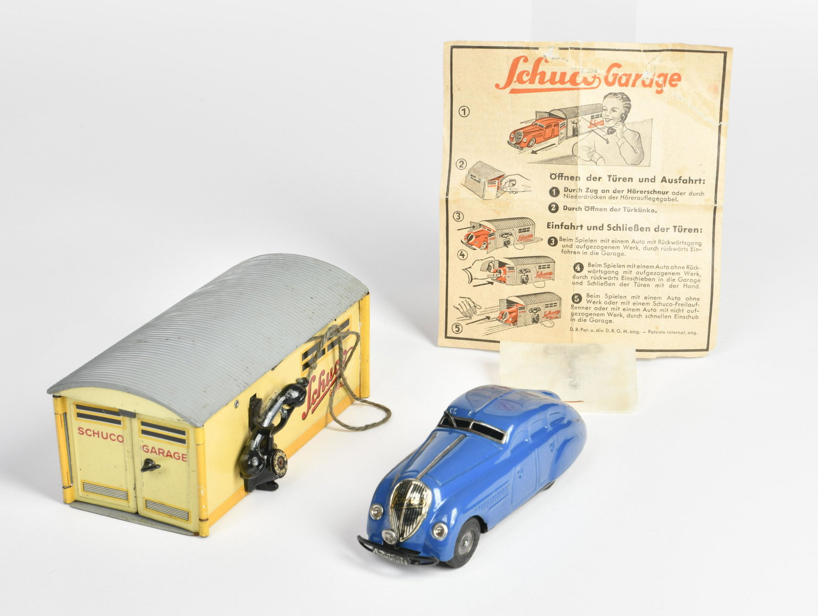 Schuco, Patentauto 1750 mit Garage (1 of 2)