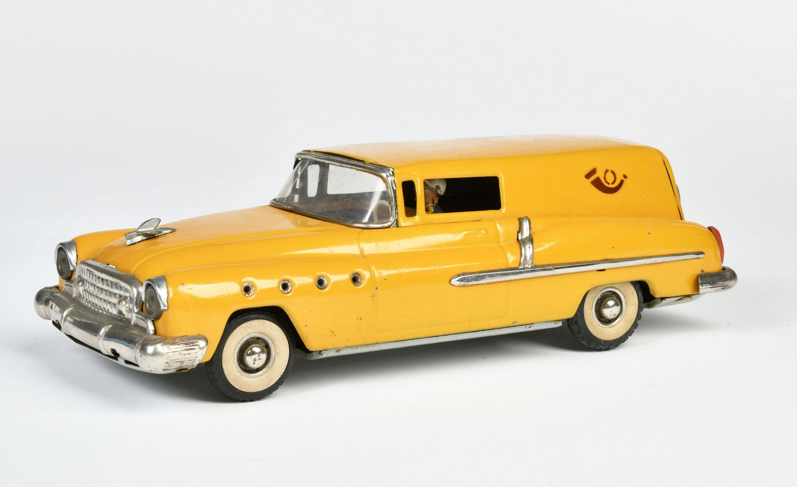 Gunthermann, Post Kombi: Gunthermann, Post Kombi, W.-Germany, 28,5 cm, Blech, Friktion ok, min. LM, Z 2