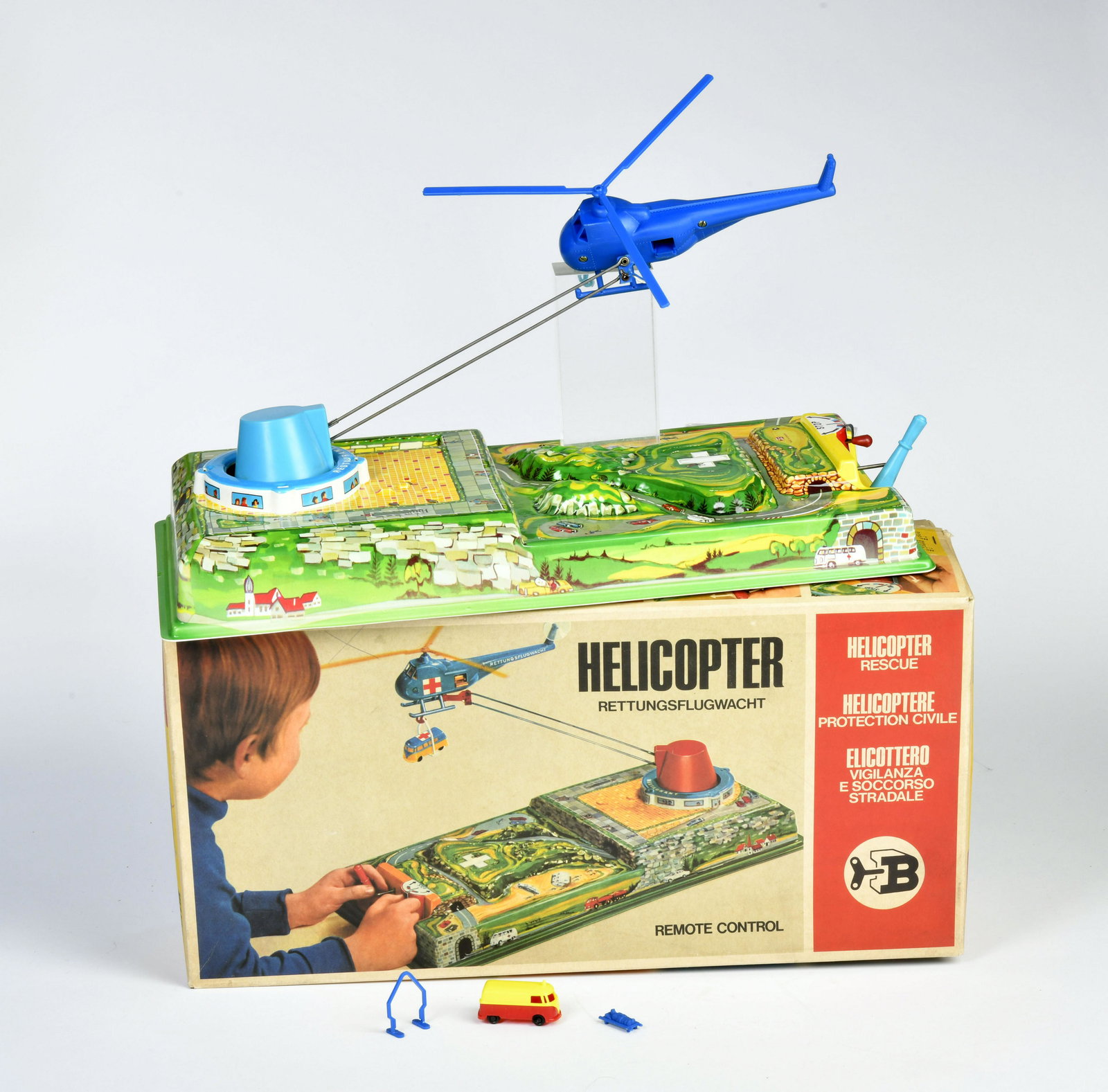 Biller, Helikopter Spiel mit VW Bus No 1299 (1 of 2)