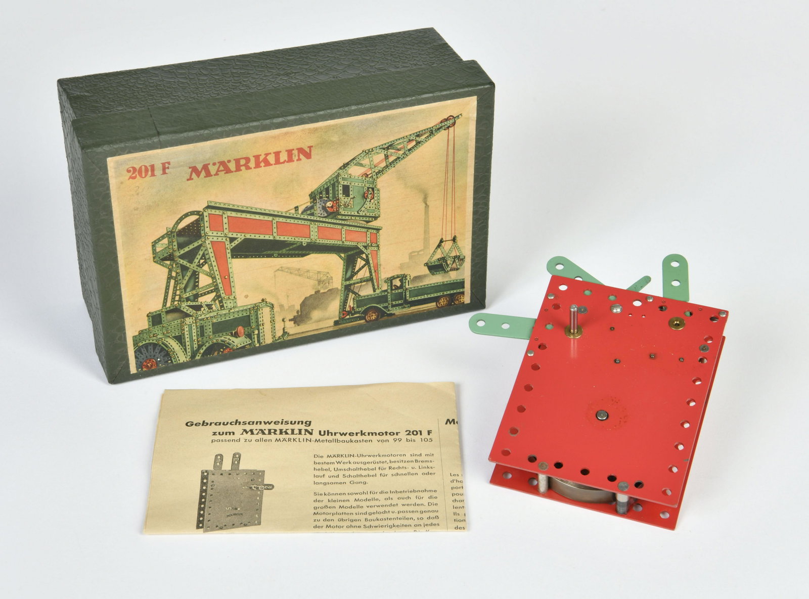 Marklin, Uhrwerk Motor, 201F: Marklin, Uhrwerk Motor 201F, Germany VK, Okt, sehr gut