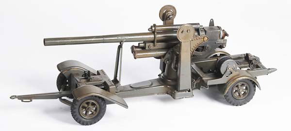 Lineol: English: Lineol, Flak 8/8, Germany prewar, tin, good condition Deutsch: Lineol, Flak 8/8, Germany VK, 38 cm, Blech, guter Zustand, (499)