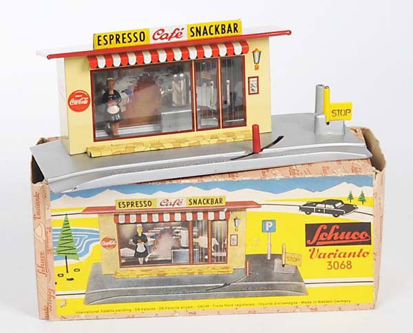 Schuco: English: Schuco, Varianto Snack- bar, original box condition 1, condition 1 Deutsch: Schuco, Varianto Snackbar, 20,5 cm, Okt Z 1, Z 1, (279)